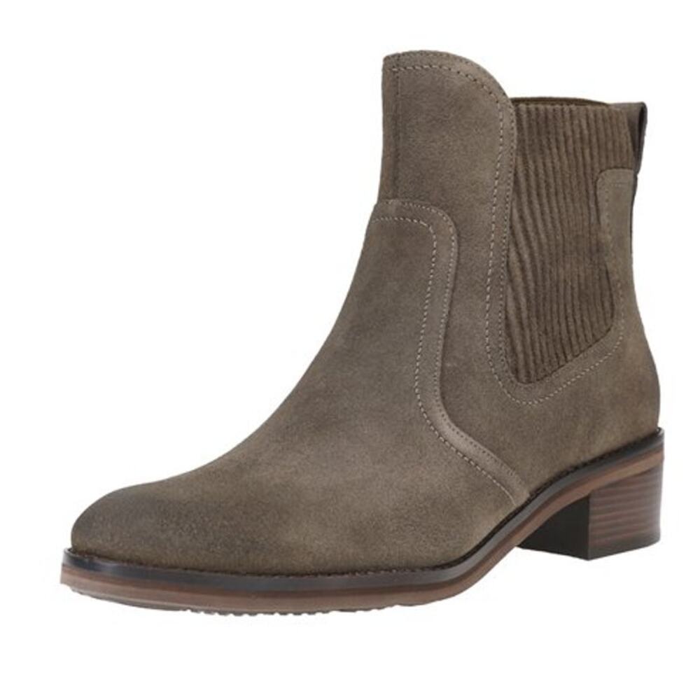Cole Haan Womens Peetz Chelsea Ankle Boots Size 6 B Suede Water Resistant NWOB